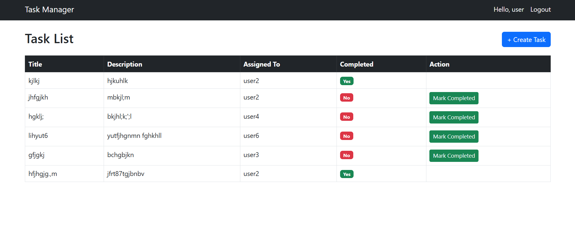 Task Management System built with Django and PostgreSQL